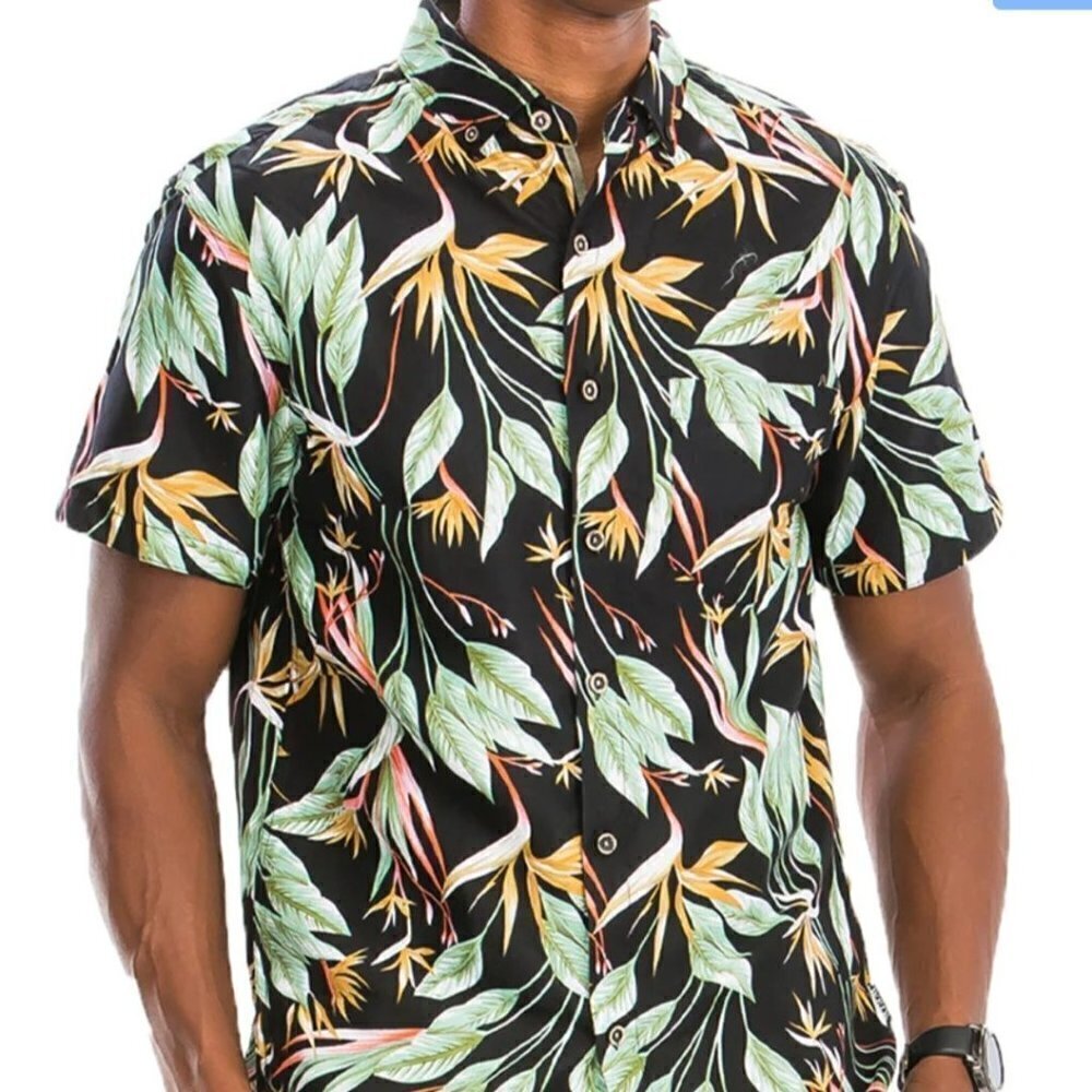 Weiv Los Angeles Hawaiian Shirt Size L